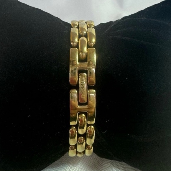 Fossil Women's Sculptor Gold-Tone Stainless Steel Watch ES3600 - Picture 7 of 8